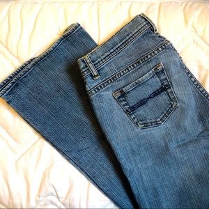 Vintage Express denim laboratory flare leg jeans